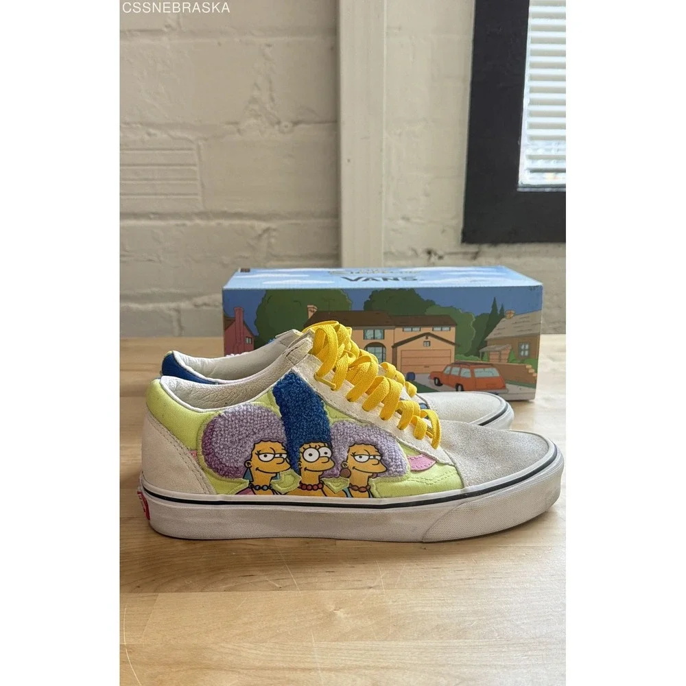 Vans Old Skool The Bouviers Multi-Color Sneaker Size Men 9 Women 10.5